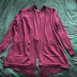 Maroon Cardigan